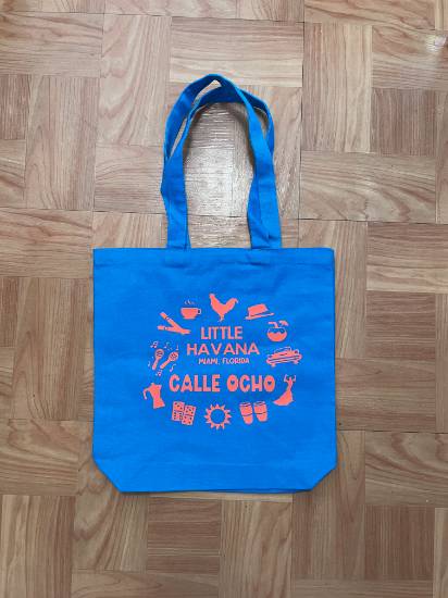 Calle 8 Tote Bag in Blue