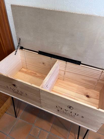 Double Wine Crate Table