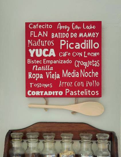 Kitchen Food Sign