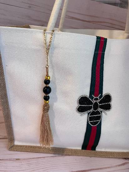 Black Bee Tote Bag