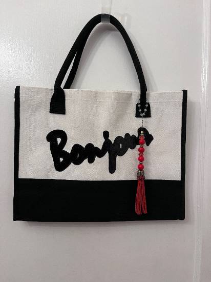 Bonjour Canvas Tote