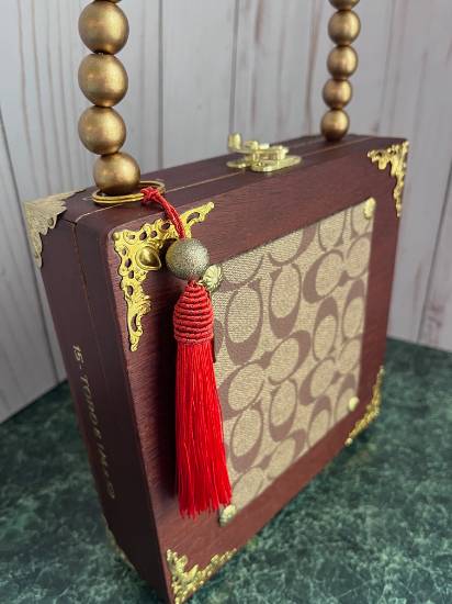 Classic C Print Cigar Box Purse