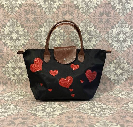 Folding Hearts Tote Bag