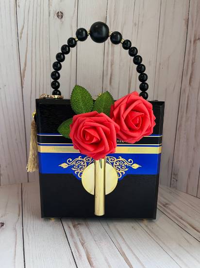 Fresh Flowers Cigar Box Purse