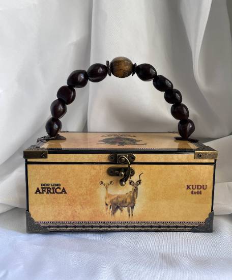 Africa Cigar Box Purse